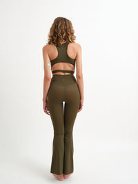 High-Rise Flared Legging - Cactus